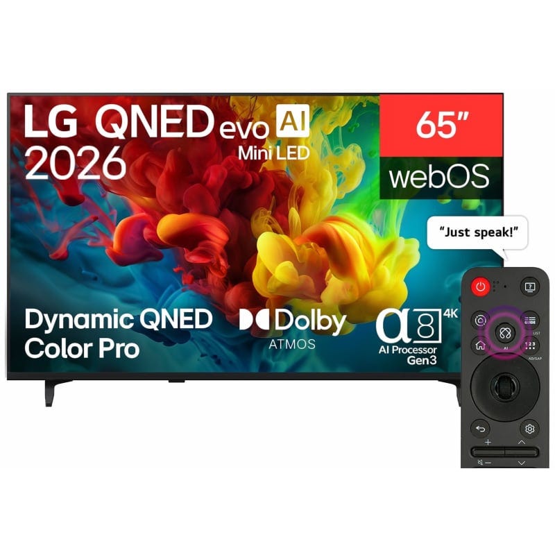 65 inch LG QNED evo AI QNED84 Mini LED 4K Smart TV 2026