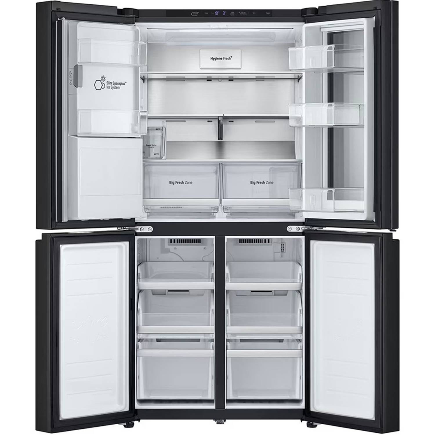 LG Refrigerator, 508L, Black Stainless Steel Inverter plumbi