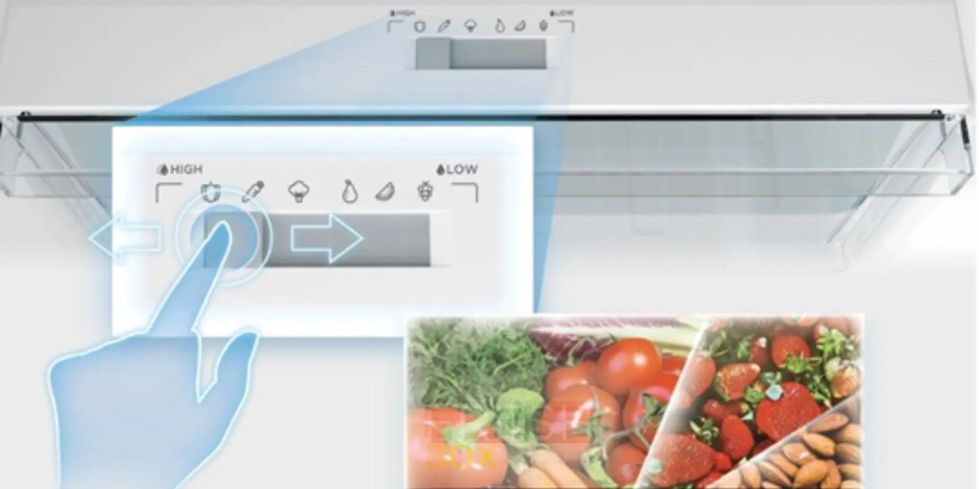 Midea Refrigerator 2D 338L,Inverter Quattro ,Black Jaz