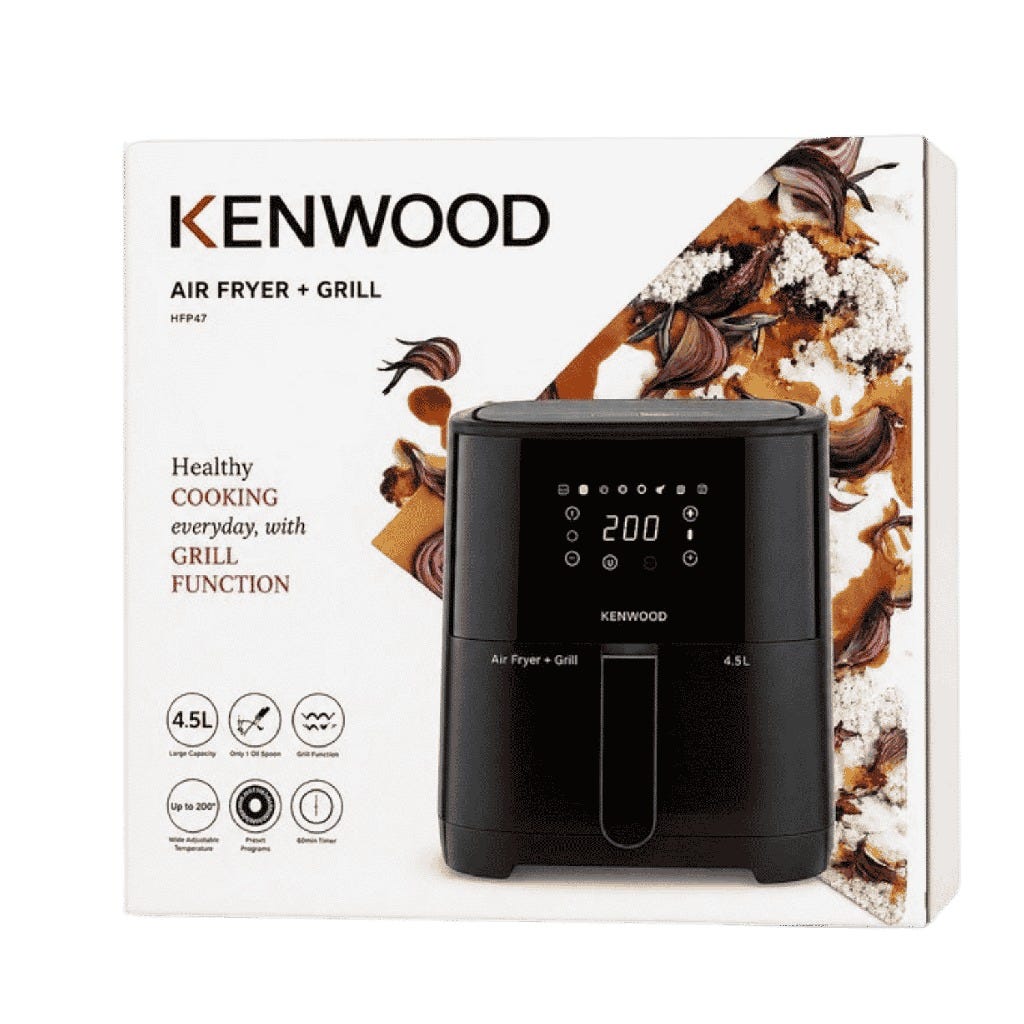 KENWOOD AIRFRYER HFP47.000BK 4,5L DGT BK