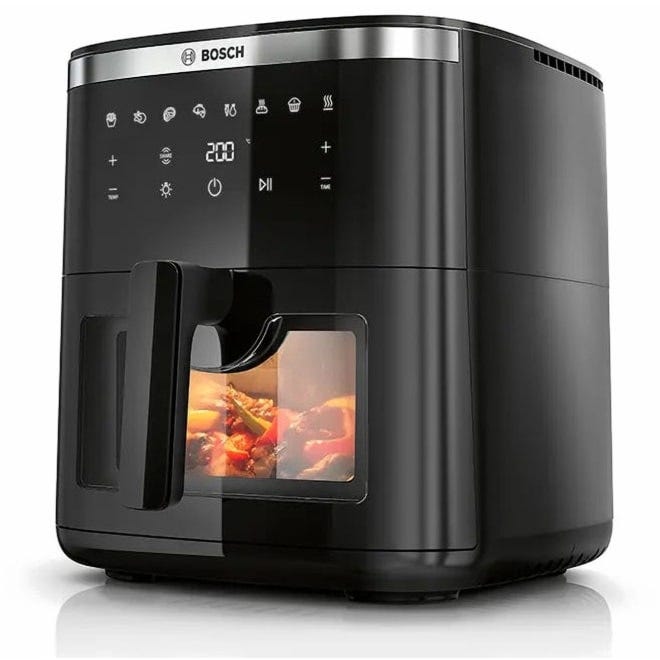 Bosch Series 6 Digital Air Fryer, 7.2 Liter, 1800 Watt, Blac