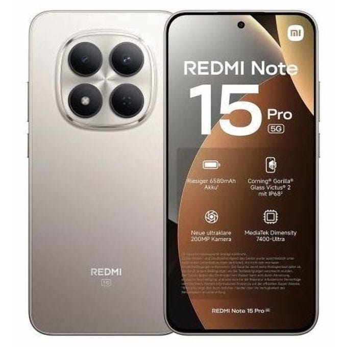 Redmi Note 15 Pro 5G(12+256G) Titanium