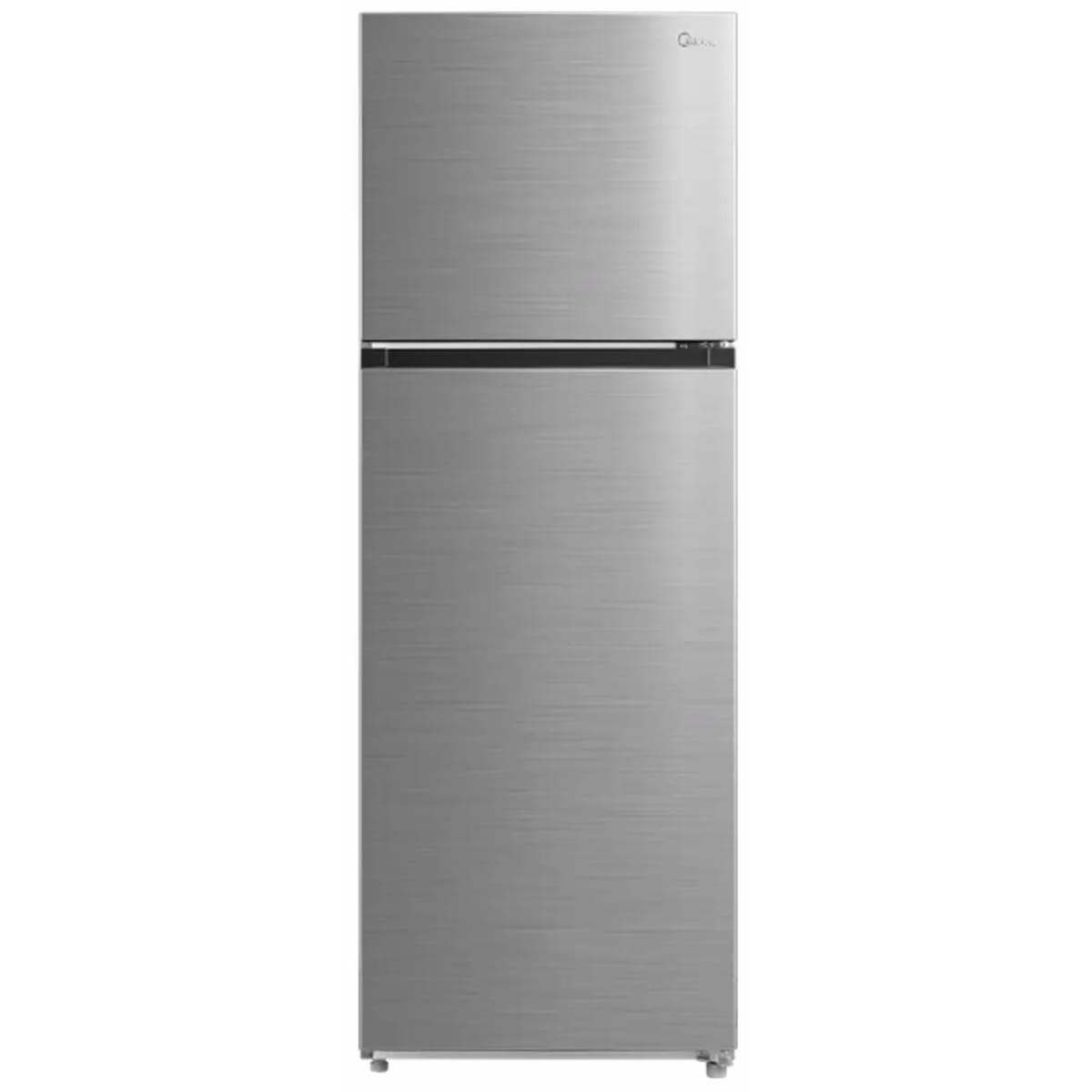 Midea Refrigerator 2D 338L,Inverter Quattro ,Bru Steel