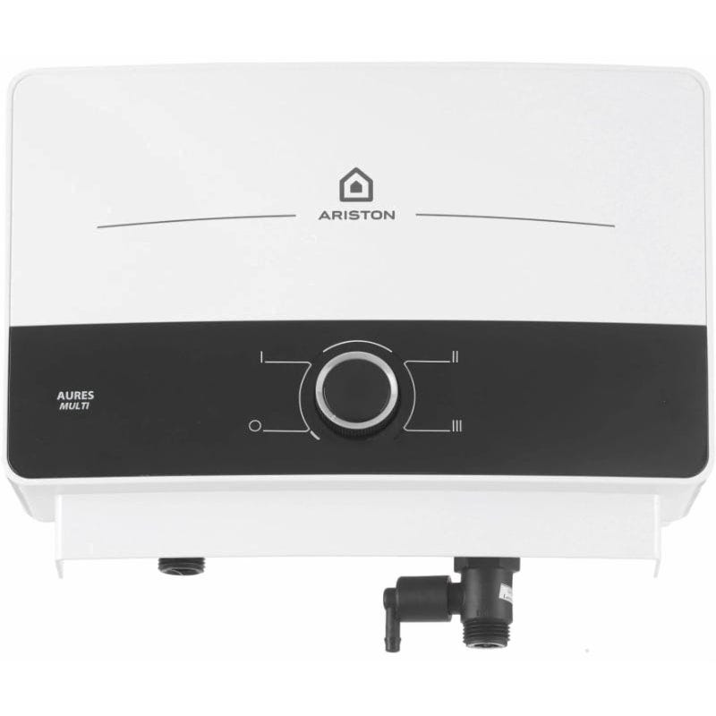 Aures Slim Multi Instant Water Heater, 9.5 kW, Black and Whi