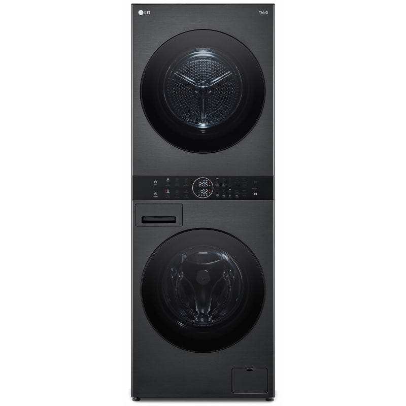 LG WashTower 13/10K DRYER 1400RPM,AI,Inverter, Black