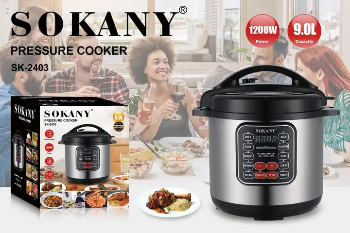 Sokany Pressure Cooker 9L 1200W