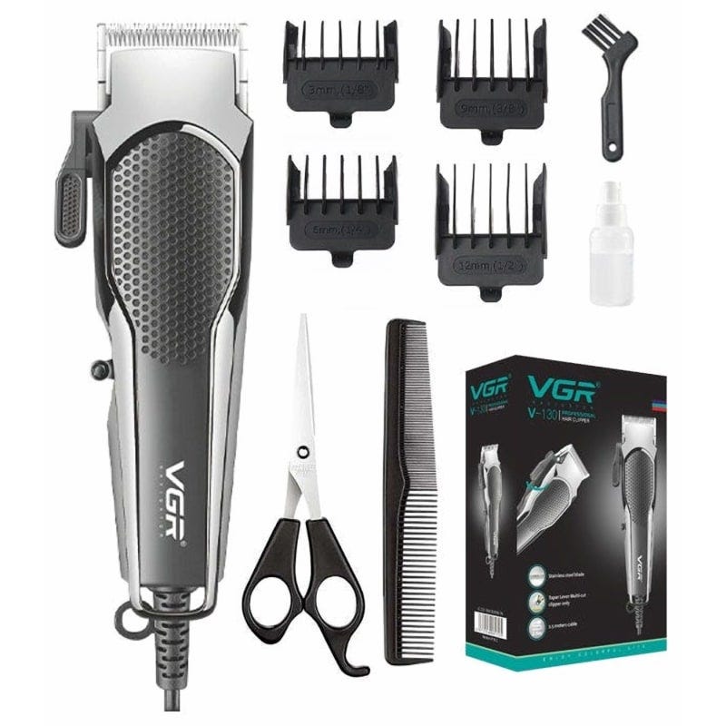 Professional Hair Clipper Heavy Duty AC Motor Stainless Stee