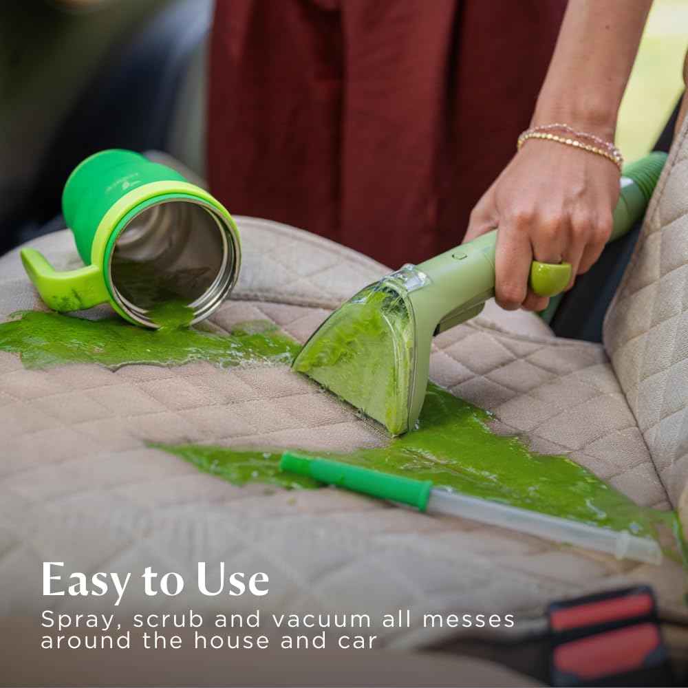 LITTLE GREEN Portable Carpet Cleaner, Removes Tough Stains f
