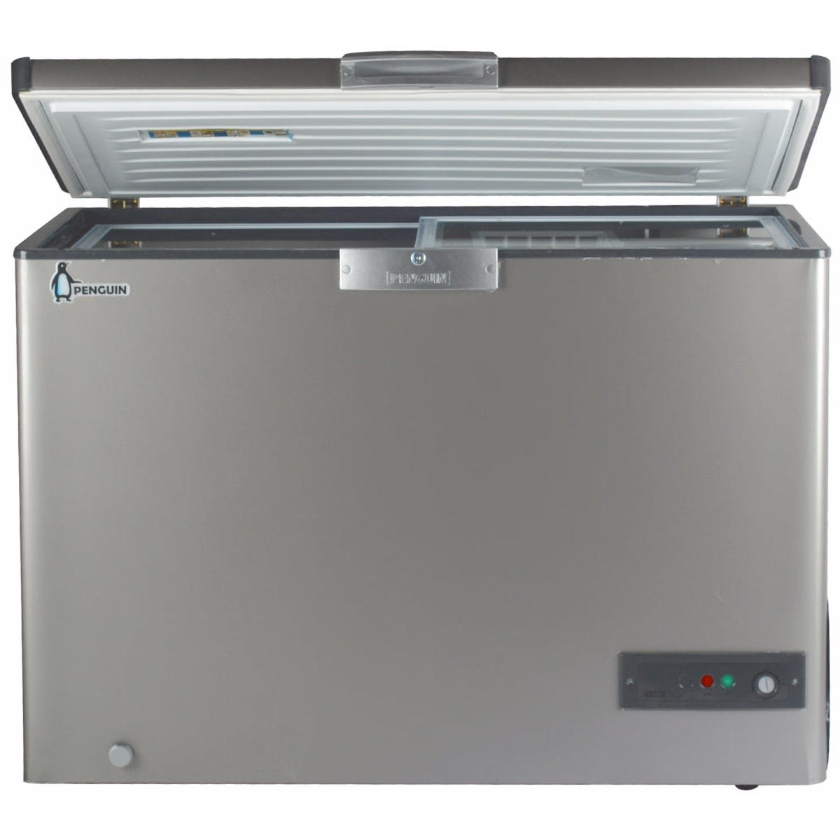 penguin , Chest Freezer Stainless Steel -317 I ES350 Silver