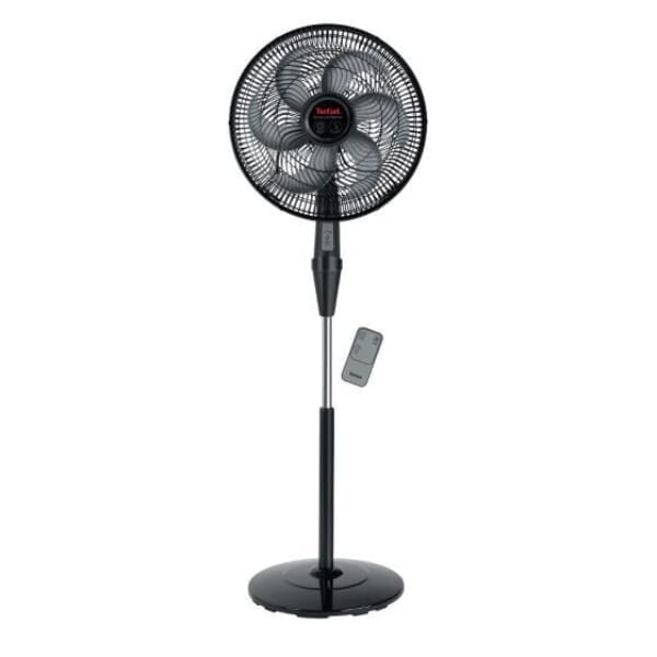 Tefal Stand Fan - Silent - Remote - Timer - 16Inch - Black